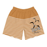 Toloa Collection: Coconut Husk/Coconut Cream Stripe Shorts