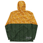 Toloa Collection: Men’s Color Sunshine/Tropical Green Pinstripe Toloa Windbreaker Jacket