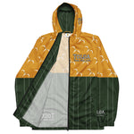 Toloa Collection: Men’s Color Sunshine/Tropical Green Pinstripe Toloa Windbreaker Jacket