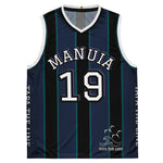 Toloa Collection: Shadows Of the Sea - Dark Purple/Black/Teal Manuia Jersey