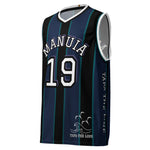 Toloa Collection: Shadows Of the Sea - Dark Purple/Black/Teal Manuia Jersey