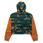 Toloa Collection: Women's Tapa The Line Toloa Cropped Windbreaker