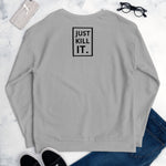 Just Kill It Nifo Oti Crewneck Sweater- Grey/White/Black