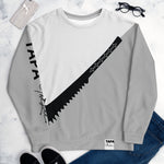 Just Kill It Nifo Oti Crewneck Sweater- Grey/White/Black