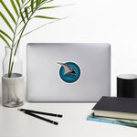 TAPA The Line Teal, Black, and Grey Shark Seal Sticker