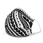 Premium Tatau face mask - Black/White