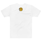 Blasted Taupou on Crew Neck Line T Shirt