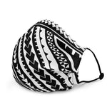 Premium Tatau face mask - Black/White