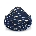 Premium All over NifoOti Face Mask - Navy/White