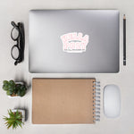Soft Pink "HELLA POLY" Stickers