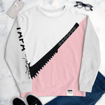 Just Kill It Nifo Oti Crewneck Sweater - Pink/grey/white
