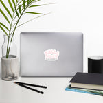 Soft Pink "HELLA POLY" Stickers