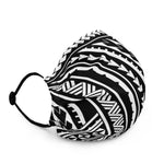 Premium Tatau face mask - Black/White