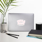 Soft Pink "HELLA POLY" Stickers